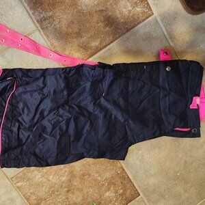 90's Vintage Bug Girl Rave Pants Blue & neon pink Cargo Size L